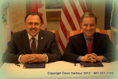 Sean Parnell, alaska, darrell pasloski, Yukon, Memorandum of Understanding